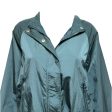 Essentials Shine Track Jacket By Good American In Orion Blue, Size: 2 For Sale