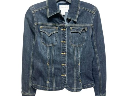 Jacket Denim By Live A Little In Blue Denim, Size: S For Cheap