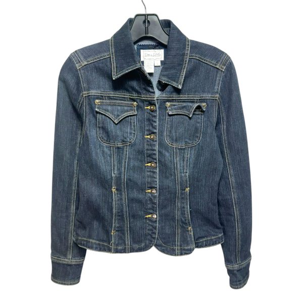 Jacket Denim By Live A Little In Blue Denim, Size: S For Cheap