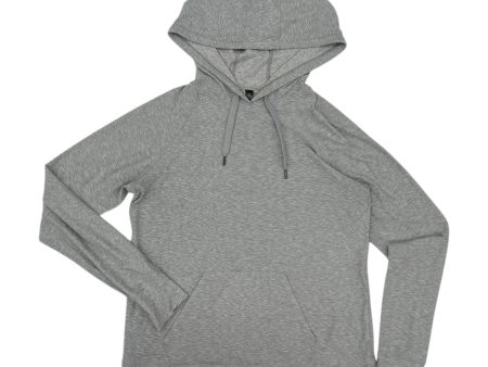 Athletic Top Ls Hoodie By Kyodan In Grey, Size:L Online