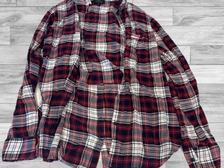 Top Long Sleeve By Lucky Brand In Plaid Pattern, Size: S Online now