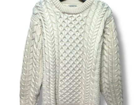 Sweater By L.l. Bean In Cream, Size: M Online Sale