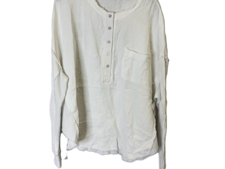 Top Long Sleeve Basic By Clothes Mentor In White, Size: S Supply