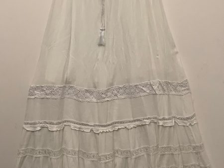 Skirt Maxi By Vici In White, Size: L Online Sale