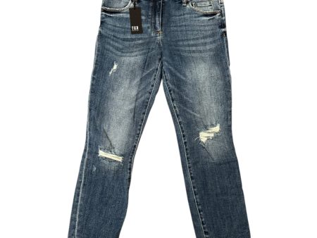 Jeans Straight By Kut In Blue Denim, Size: 4 For Sale