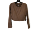 Top Long Sleeve Basic By Clothes Mentor In Brown, Size: 3x For Cheap