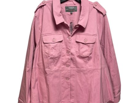 Jacket Other By Torrid In Pink, Size: 4x Fashion