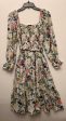 Dress Casual Midi By Clothes Mentor In Floral Print, Size: M For Sale