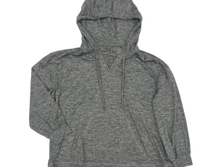 Athletic Top Ls Hoodie By Livi Active In Grey, Size:1X Online Sale