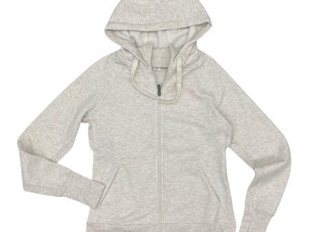 Athletic Sweatshirt Hoodie By Jockey In Cream, Size:M For Sale