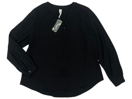 Blouse Ls By Clothes Mentor In Black, Size:Xl Online now