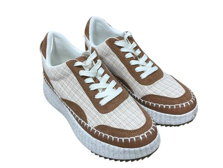 Shoes Sneakers By Universal Thread In Tan & White, Size: 8 For Sale