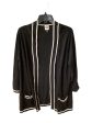 Sweater Cardigan By Anne Klein In Black, Size: 2x Online now