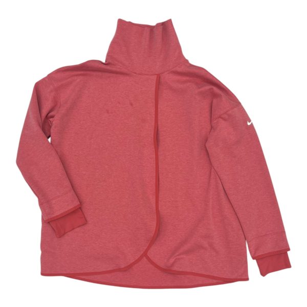 Athletic Sweatshirt Collar By Nike Apparel In Pink, Size:Xl Sale