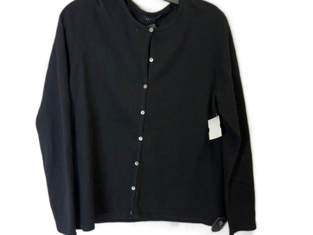 Sweater Cardigan Cashmere By Clothes Mentor In Black, Size: L Online