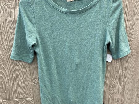 Top Short Sleeve By Sigrid Olsen In Green, Size: S For Sale