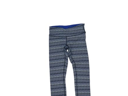 BLUE ATHLETIC LEGGINGS CAPRIS by LULULEMON Size:M Hot on Sale