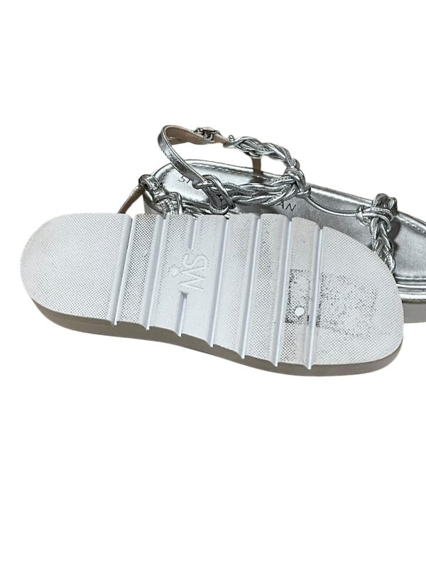 Sandals Designer By Stuart Weitzman In Grey, Size: 7 on Sale