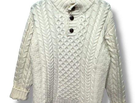 Sweater By L.l. Bean In Cream, Size: M For Sale