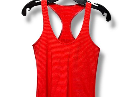 Swiftly Tech Racerback Tank Top By Lululemon In Striped Pattern, Size: S Supply