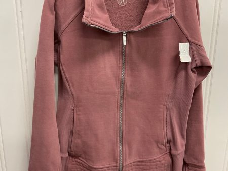 Athletic Jacket By Lululemon In Pink, Size: L Online Sale