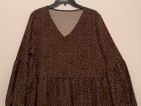 Dress Casual Short By Clothes Mentor In Brown, Size: Xl For Discount