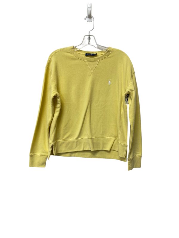 Sweatshirt Crewneck By Polo Ralph Lauren In Yellow, Size: S Online Hot Sale