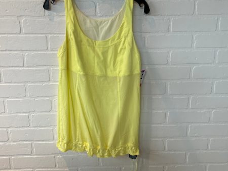 Athletic Tank Top By Lululemon In Yellow, Size: M For Discount