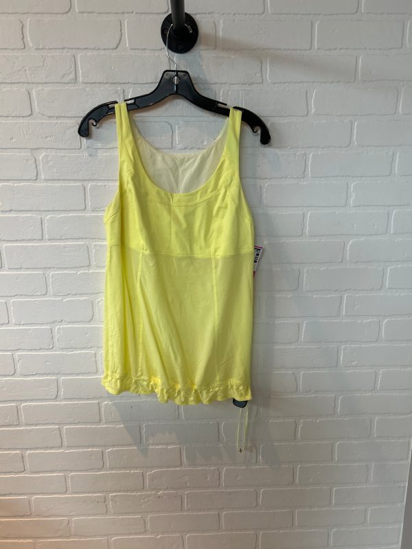 Athletic Tank Top By Lululemon In Yellow, Size: M For Discount