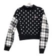 Athletic Sweatshirt Crewneck By Champion In Black & White, Size:S Supply