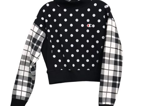 Athletic Sweatshirt Crewneck By Champion In Black & White, Size:S Supply