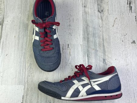 Shoes Athletic By Onitsuka In Blue & Red, Size: 7.5 Supply