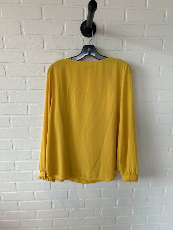 Top Long Sleeve By Loft In Yellow, Size: L Supply