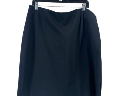 Skirt Midi By J. Jill In Black, Size: Xl Fashion