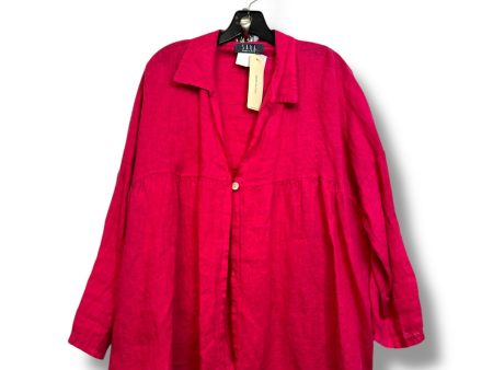 Top Long Sleeve Basic By Clothes Mentor In Fuschia, Size: S For Cheap