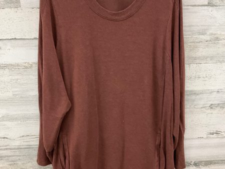 Tunic 3 4 Sleeve By Athleta In Brown, Size: 3x Online now