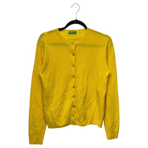 Cardigan By United Colors of Benetton In Yellow, Size: S For Sale