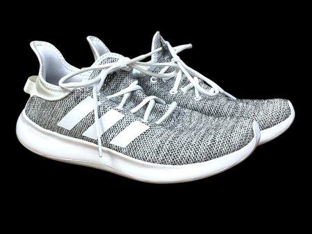 Shoes Athletic By Adidas In Grey & White, Size: 9 Sale