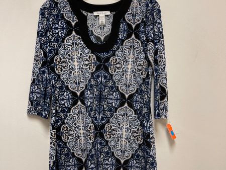 Tunic Long Sleeve By White House Black Market In Blue, Size: S on Sale