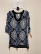 Tunic Long Sleeve By White House Black Market In Blue, Size: S on Sale