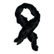 Scarf Winter By Clothes Mentor In Black & Grey For Discount