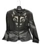 Jacket Leather By Pamela Mccoy In Black & White, Size: S For Cheap