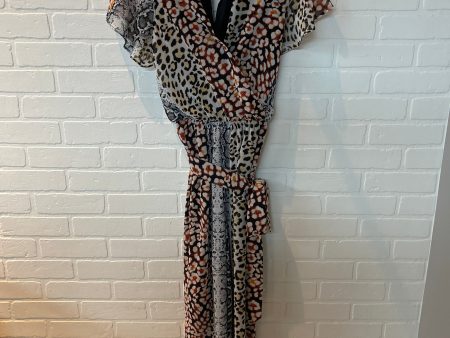 Jumpsuit By Express In Black & Brown, Size: L Online Hot Sale