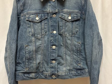 Jacket Denim By Lucky Brand In Blue Denim, Size: L Online now