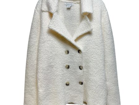 Double Breasted Teddy Jacket By Rachel Zoe In Cream, Size: M Cheap