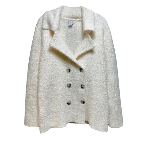 Double Breasted Teddy Jacket By Rachel Zoe In Cream, Size: M Cheap