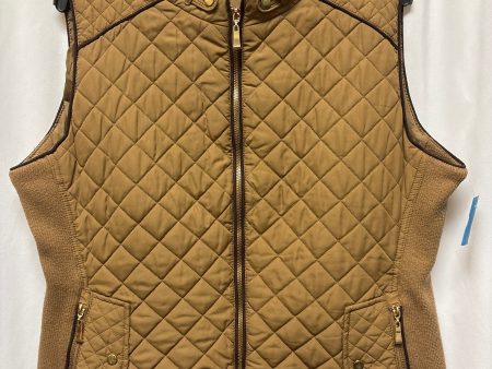 Vest Puffer & Quilted By Active Usa In Brown, Size: 1x Hot on Sale