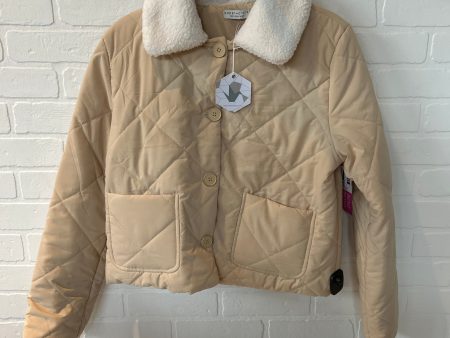 Jacket Puffer & Quilted By Paper Crane In Tan, Size: M Online Sale