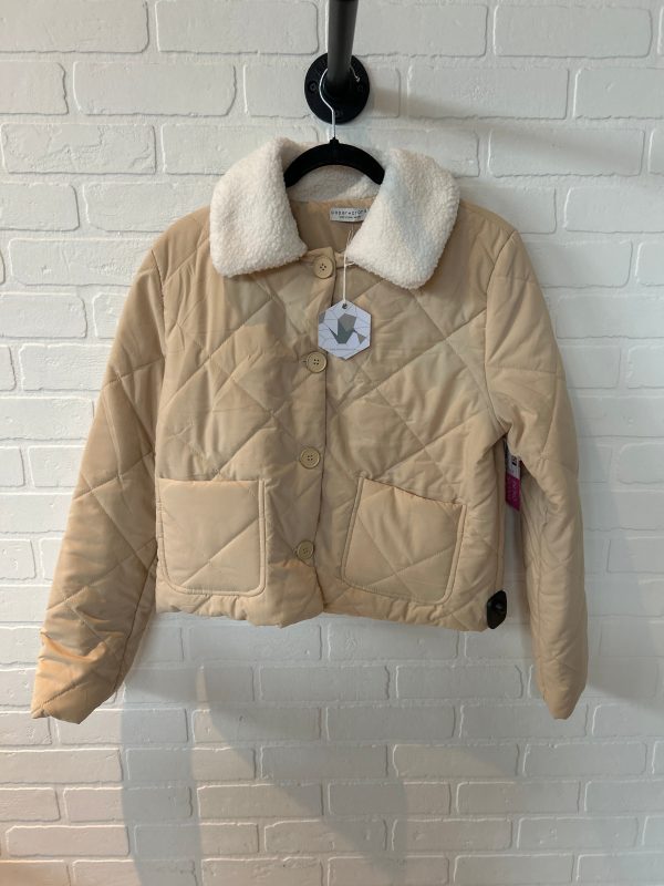 Jacket Puffer & Quilted By Paper Crane In Tan, Size: M Online Sale