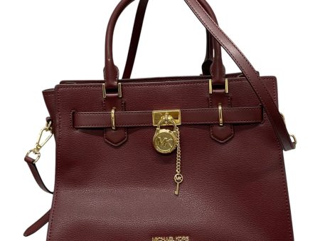 Handbag Designer By Michael Kors In Purple, Size:Medium For Cheap